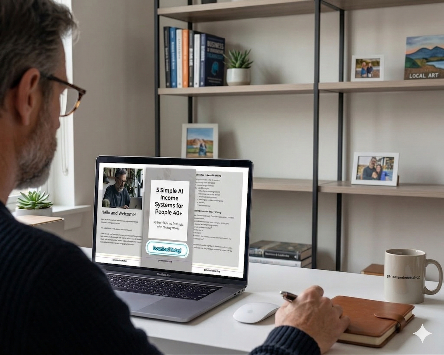 5 Simple AI Income Systems for People 40+