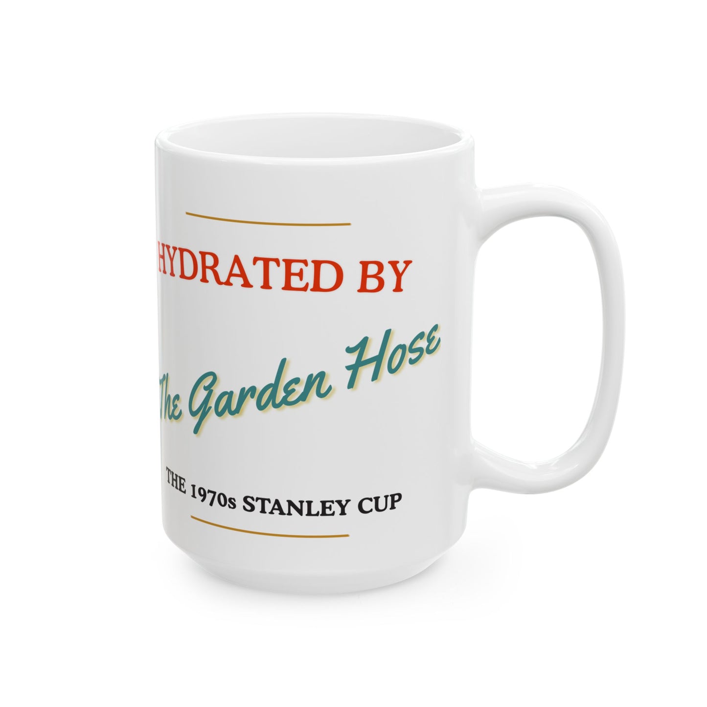 Hydrant Hose Vintage Firehouse Ceramic Mug — 'Hydrant by Hose' Retro Firefighter Coffee Cup (11oz/15oz)