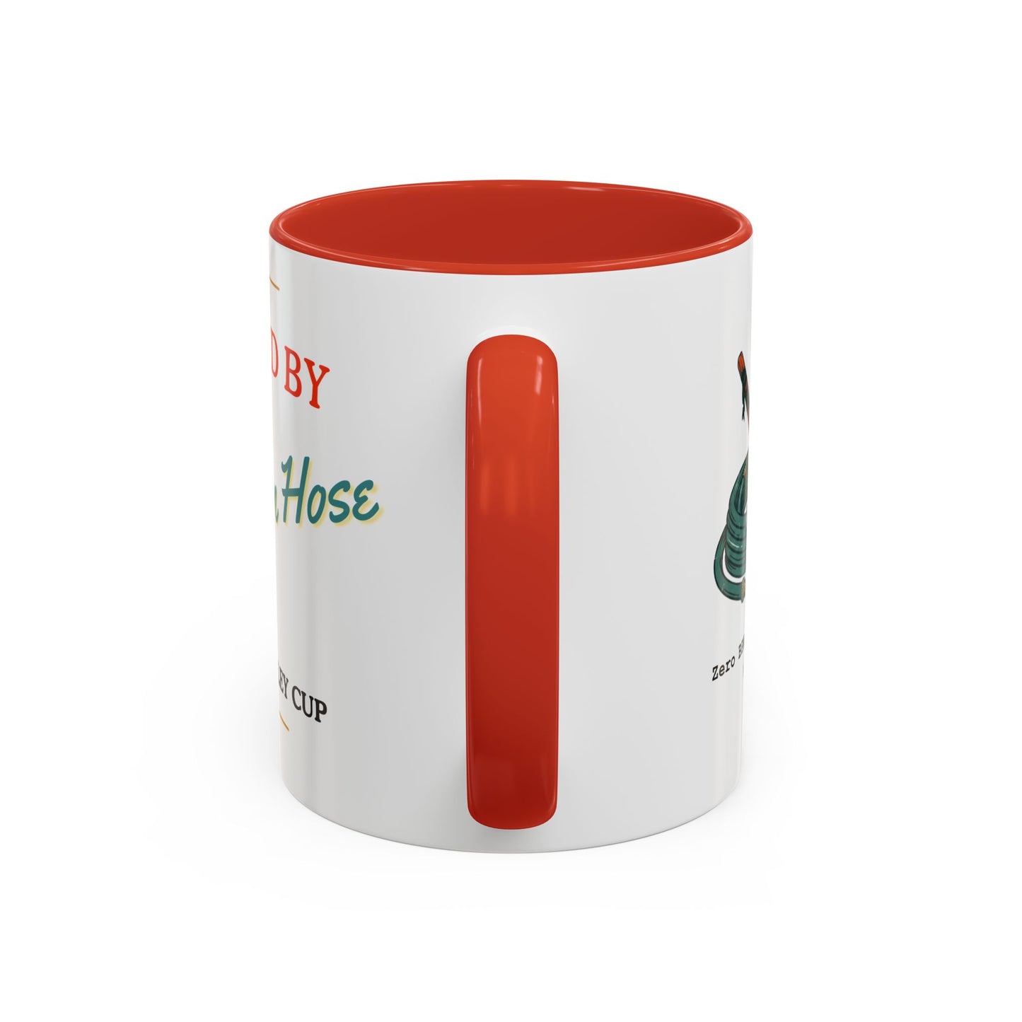 Hydrated by The Garden Hose Accent Coffee Mug — Funny Retro Stanley Cup Gift (11/15oz)