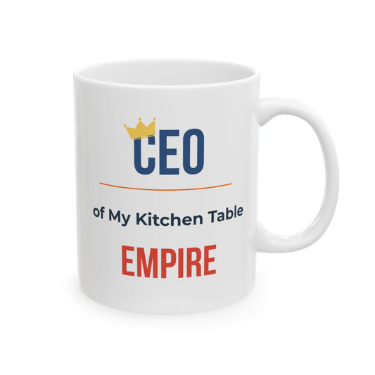 Coffee Mug - 'Boardroom to Baby Table' Funny Mom & Dad New Parent Ceramic Mug (11oz/15oz)