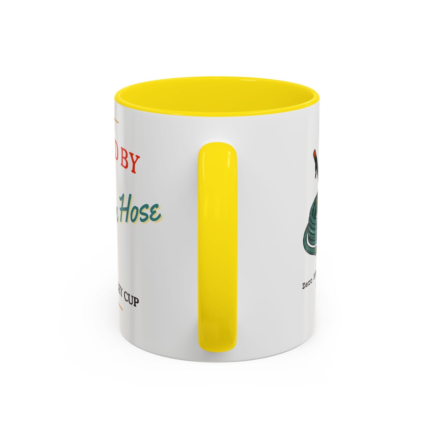 Hydrated by The Garden Hose Accent Coffee Mug — Funny Retro Stanley Cup Gift (11/15oz)