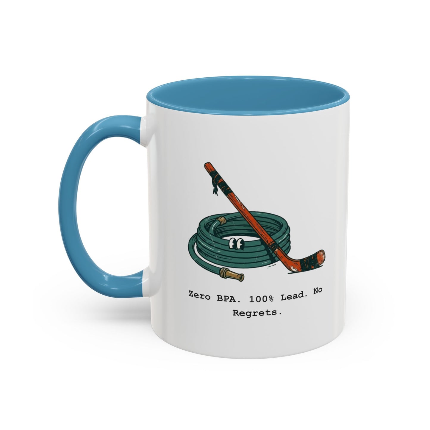 Hydrated by The Garden Hose Accent Coffee Mug — Funny Retro Stanley Cup Gift (11/15oz)