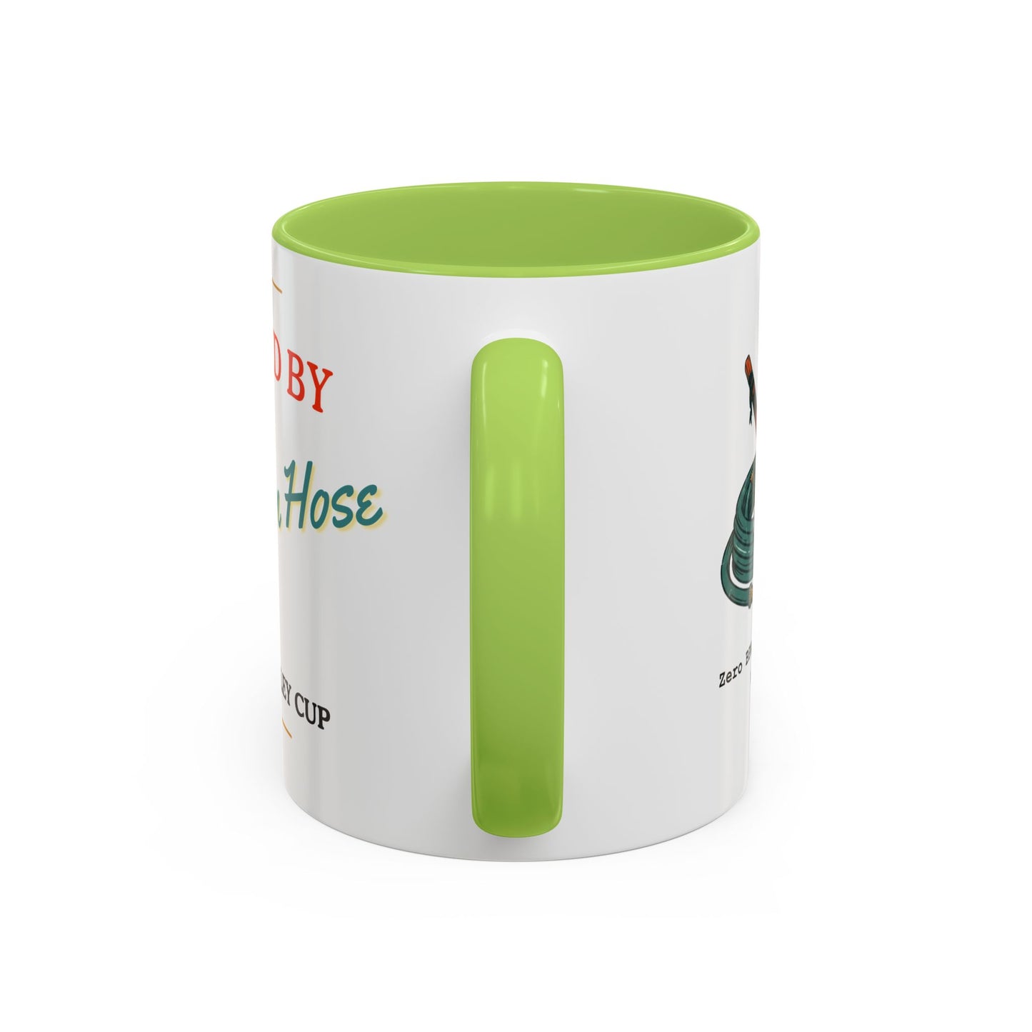 Hydrated by The Garden Hose Accent Coffee Mug — Funny Retro Stanley Cup Gift (11/15oz)