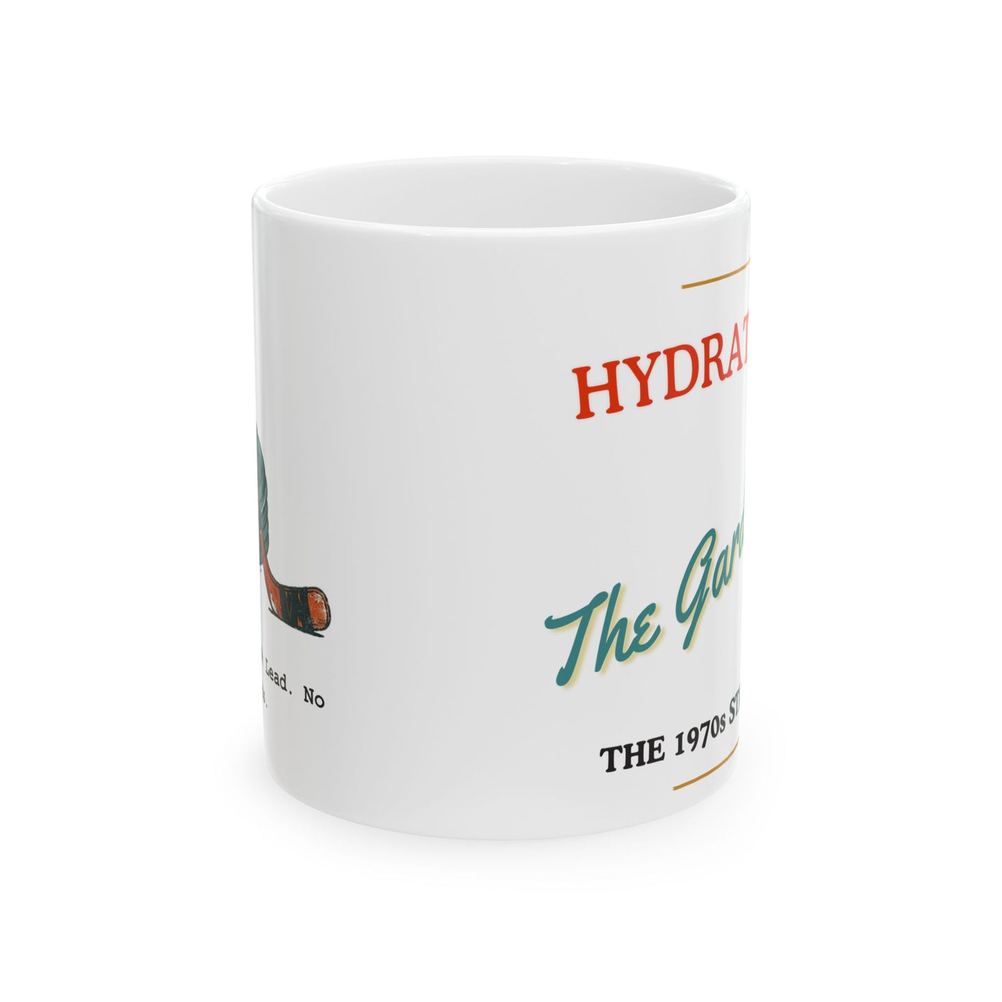 Hydrant Hose Vintage Firehouse Ceramic Mug — 'Hydrant by Hose' Retro Firefighter Coffee Cup (11oz/15oz)