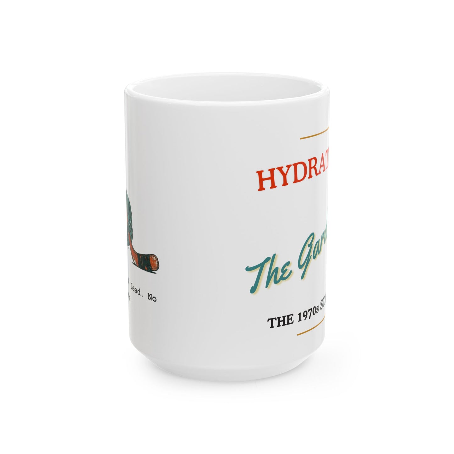 Hydrant Hose Vintage Firehouse Ceramic Mug — 'Hydrant by Hose' Retro Firefighter Coffee Cup (11oz/15oz)