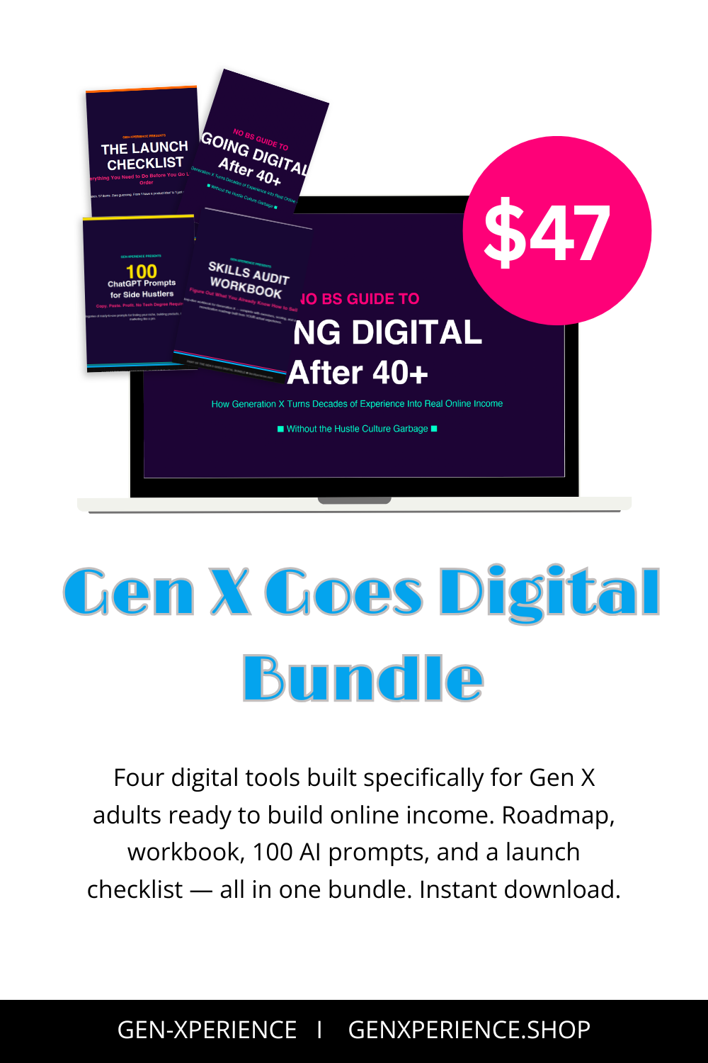 The Gen X Goes Digital Bundle — Complete 4-Part Online Income System